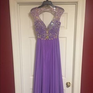 Paparazzi Brand 7-8 Purple Long Formal Dress